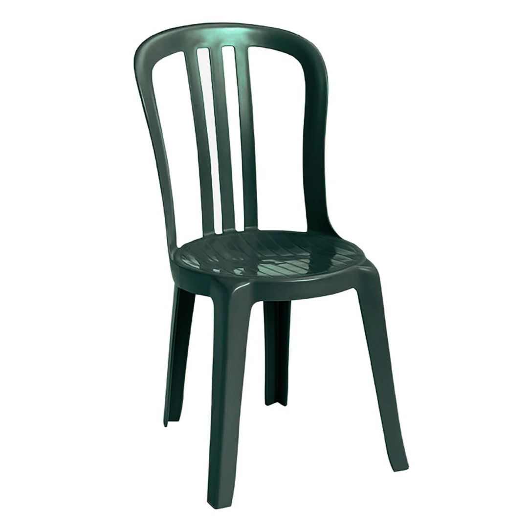 Chaise en résine Miami Bistro - Vert amazone