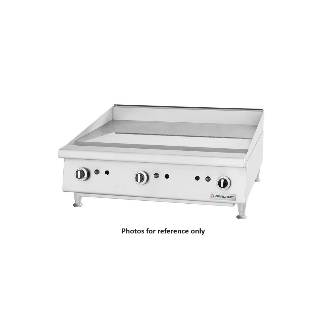 48" Propane Gas Chrome-Plated Countertop Griddle - 112,000 BTU