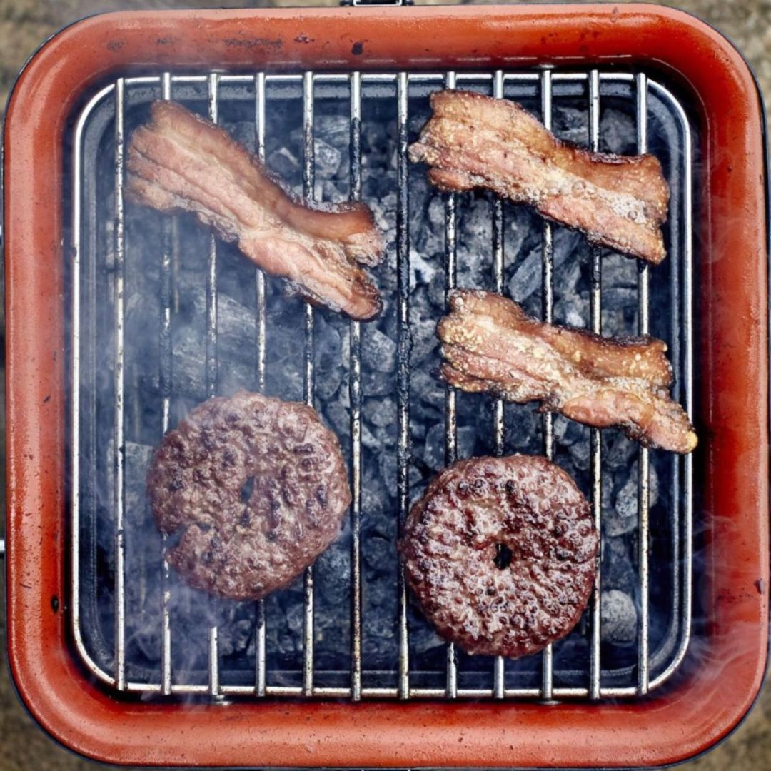 BBQ au charbon cube portatif – Orange