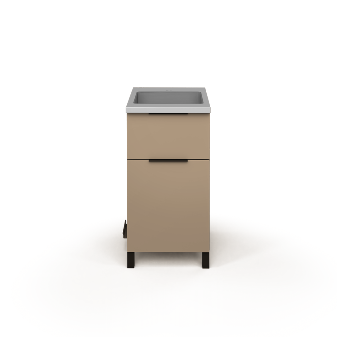Armoire avec évier - Essence (bois de grève)