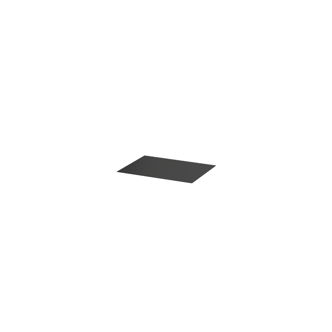 Tapis en cuir pour module de rangement à trois tiroirs 15"