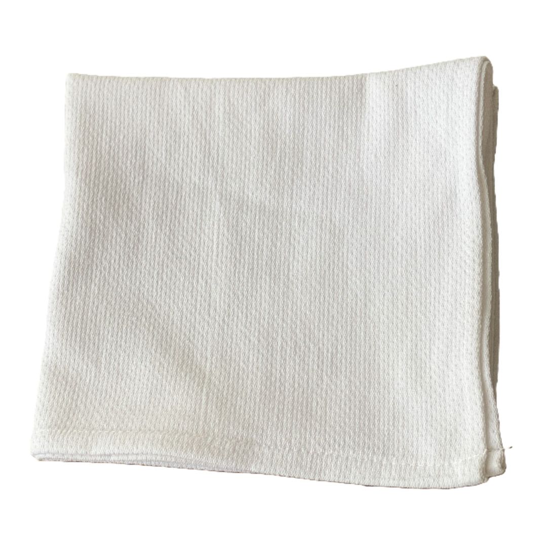Linge essuie vaisselle Huck Towel 100% coton - Blanc