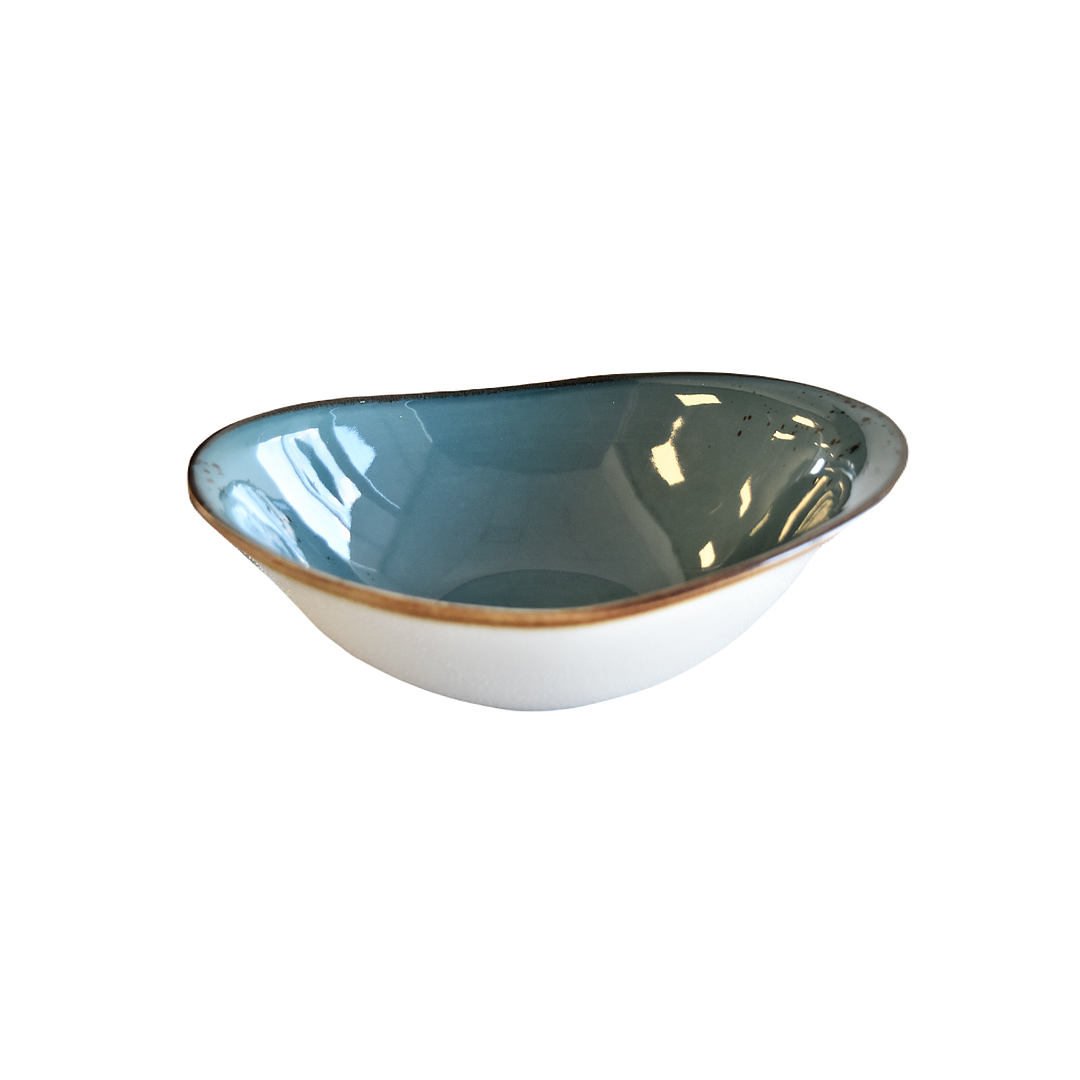 Bol ovale 7'' x 5,7'' - Bleu