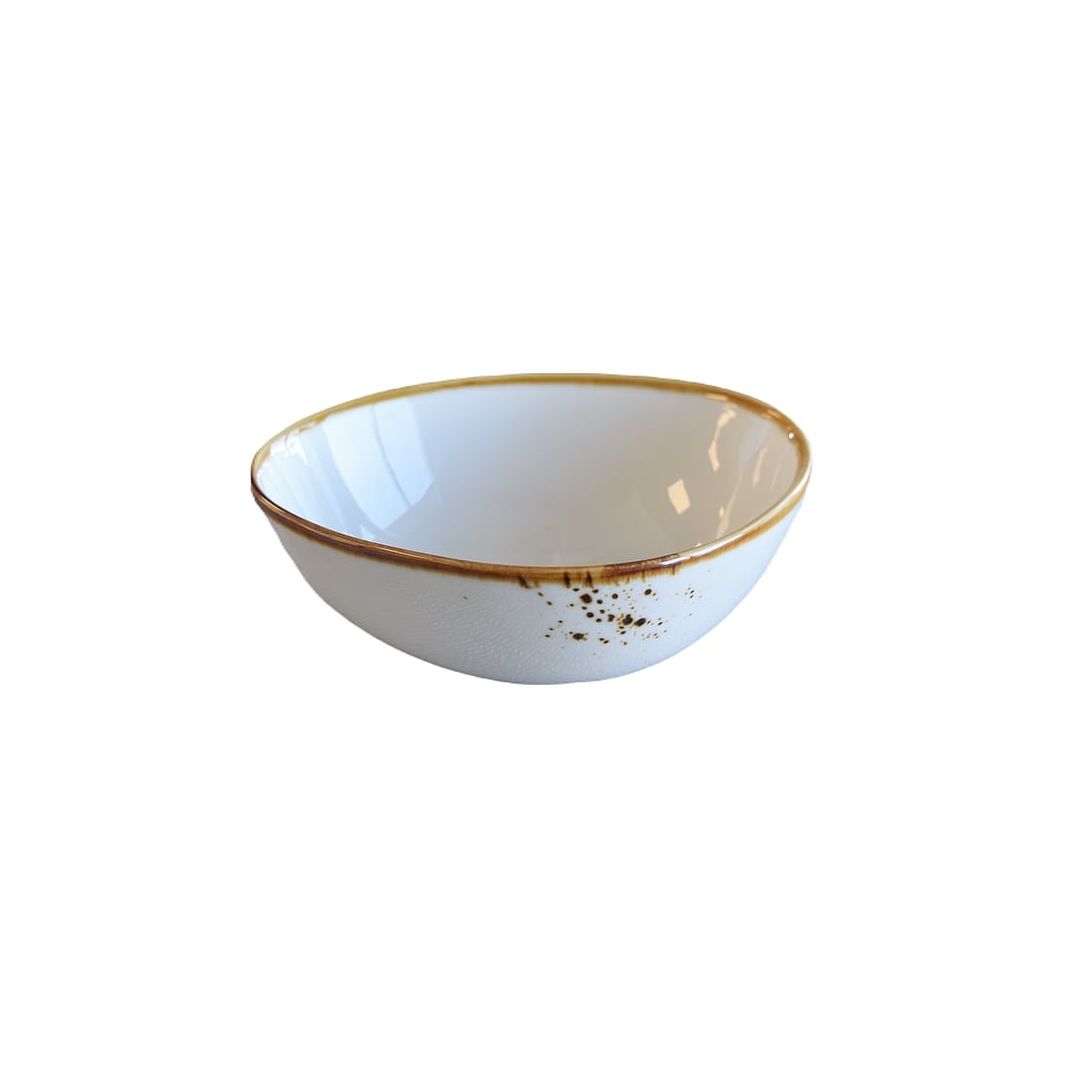 6.25" Oval Bowl DAP - White