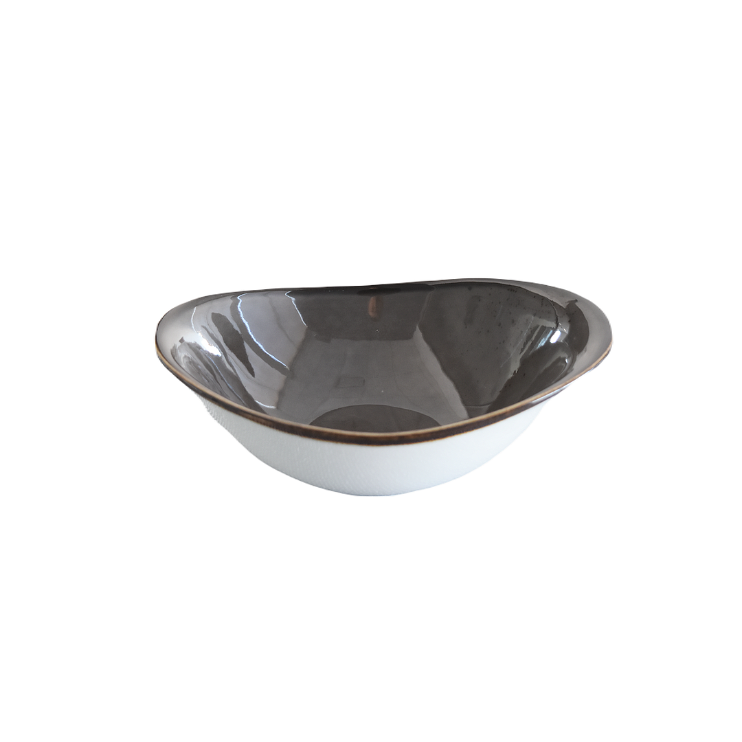 Bol ovale 7'' x 5,7'' - Brun