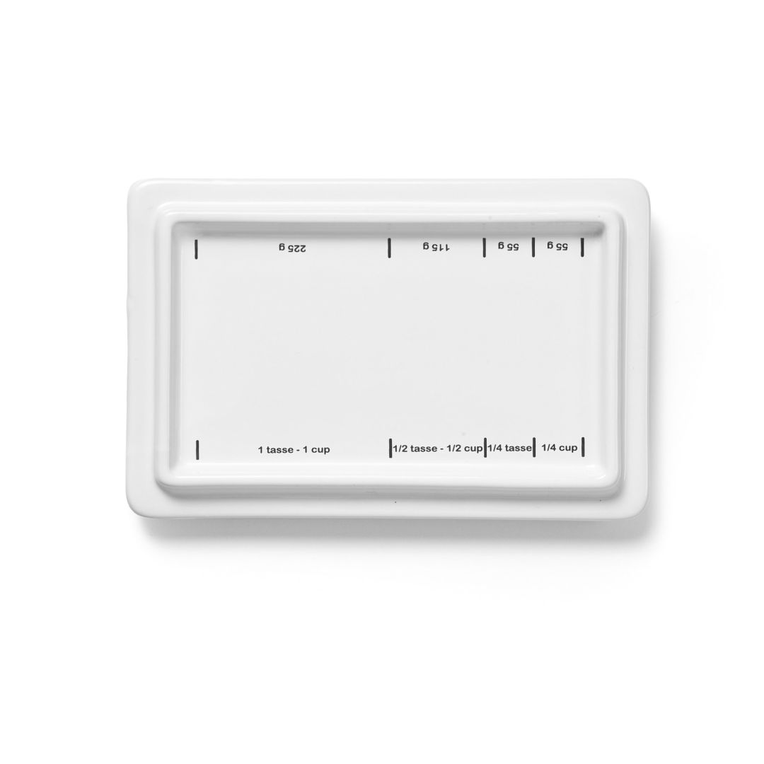 Beurrier en céramique avec mesure 1 lb 