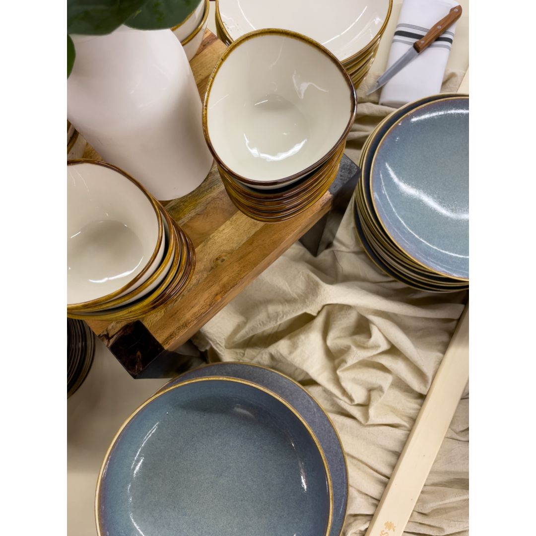 9.8" Coupe Shape Round Soup Plate - Azure