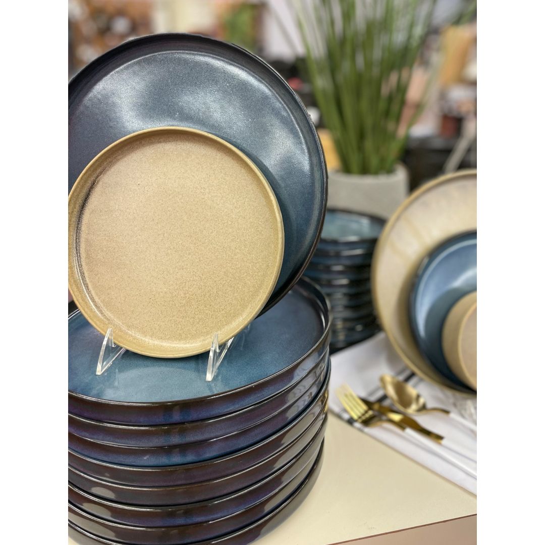 Assiette ronde 10,8" - Ellipse Azaro