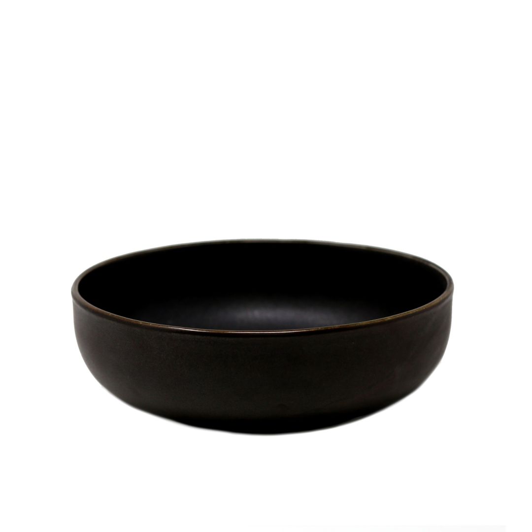 Bol rond et profond forme coupe 8.4" - Noir