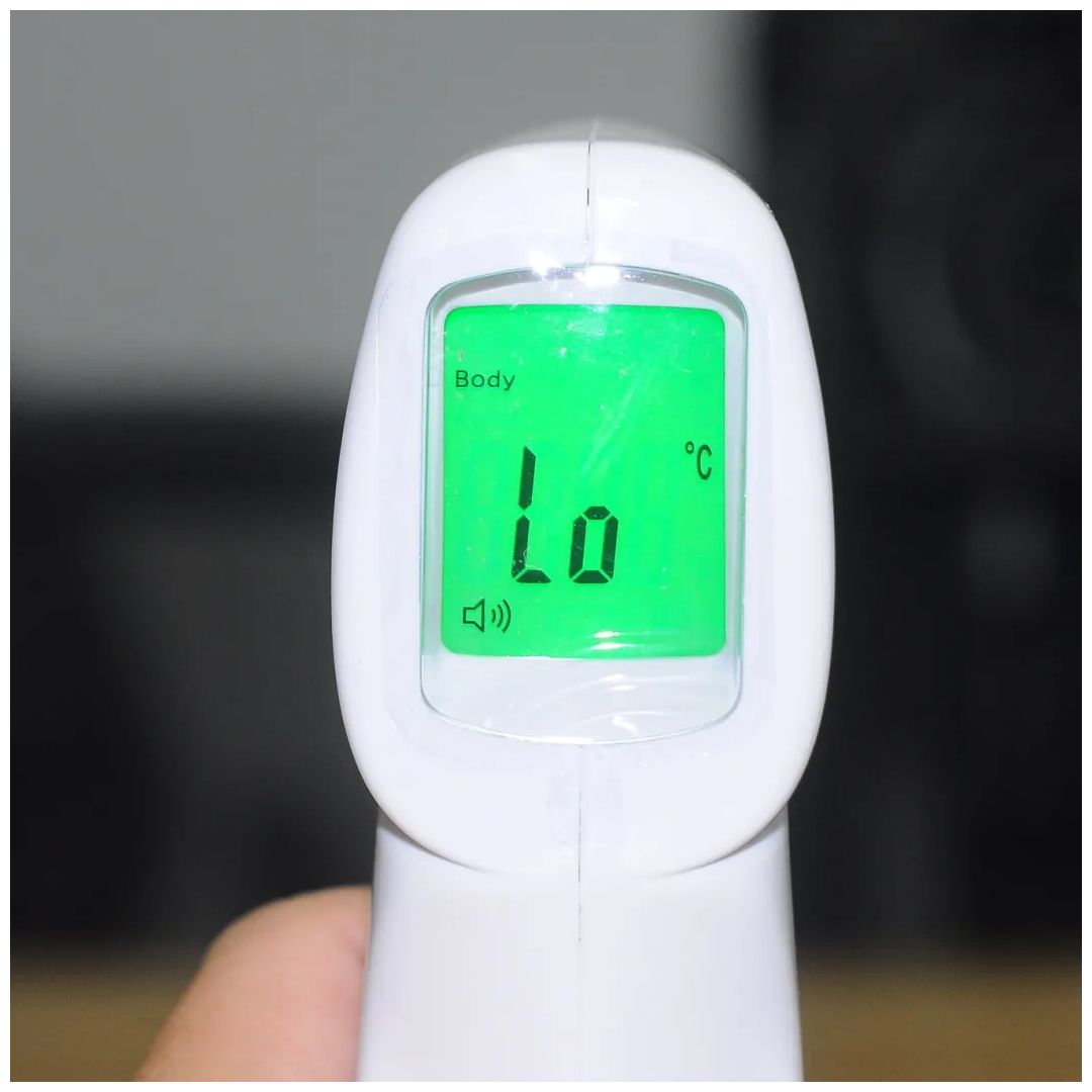 Thermomètre frontal infrarouge (32°C à 42°C)