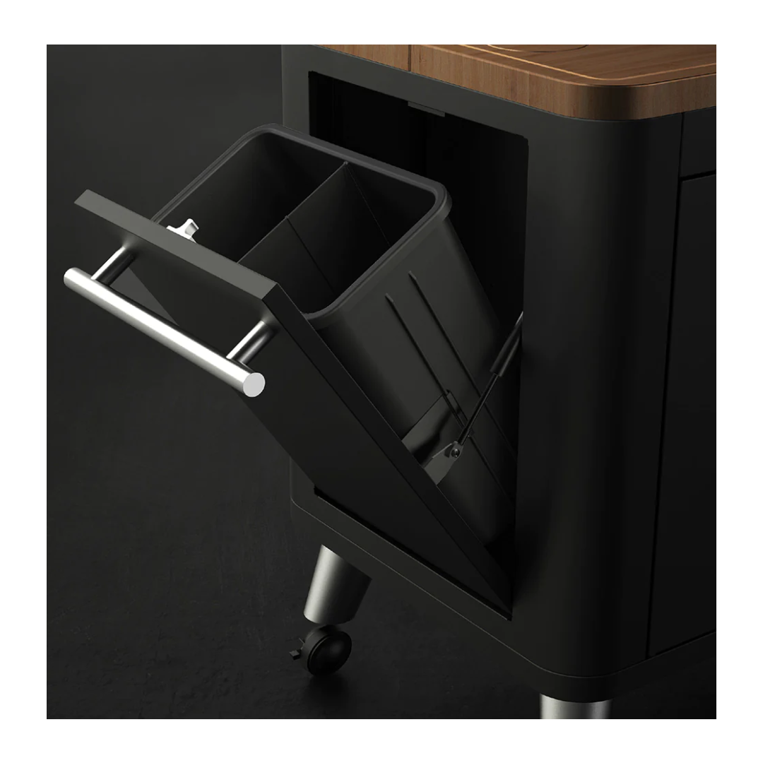 Ilot de cuisine mobile intérieur/extérieur – Noir 