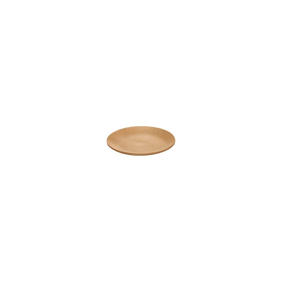 Assiette en bois 10-1/2" 