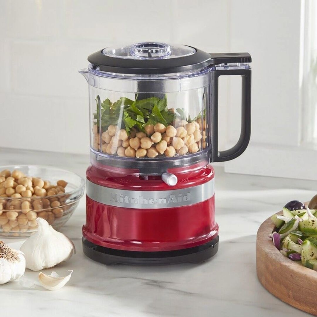 3.5-Cup Food Processor - Red
