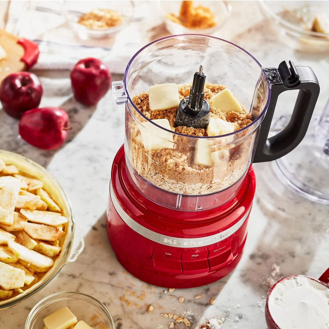 7-Cup Food Processor - Red 