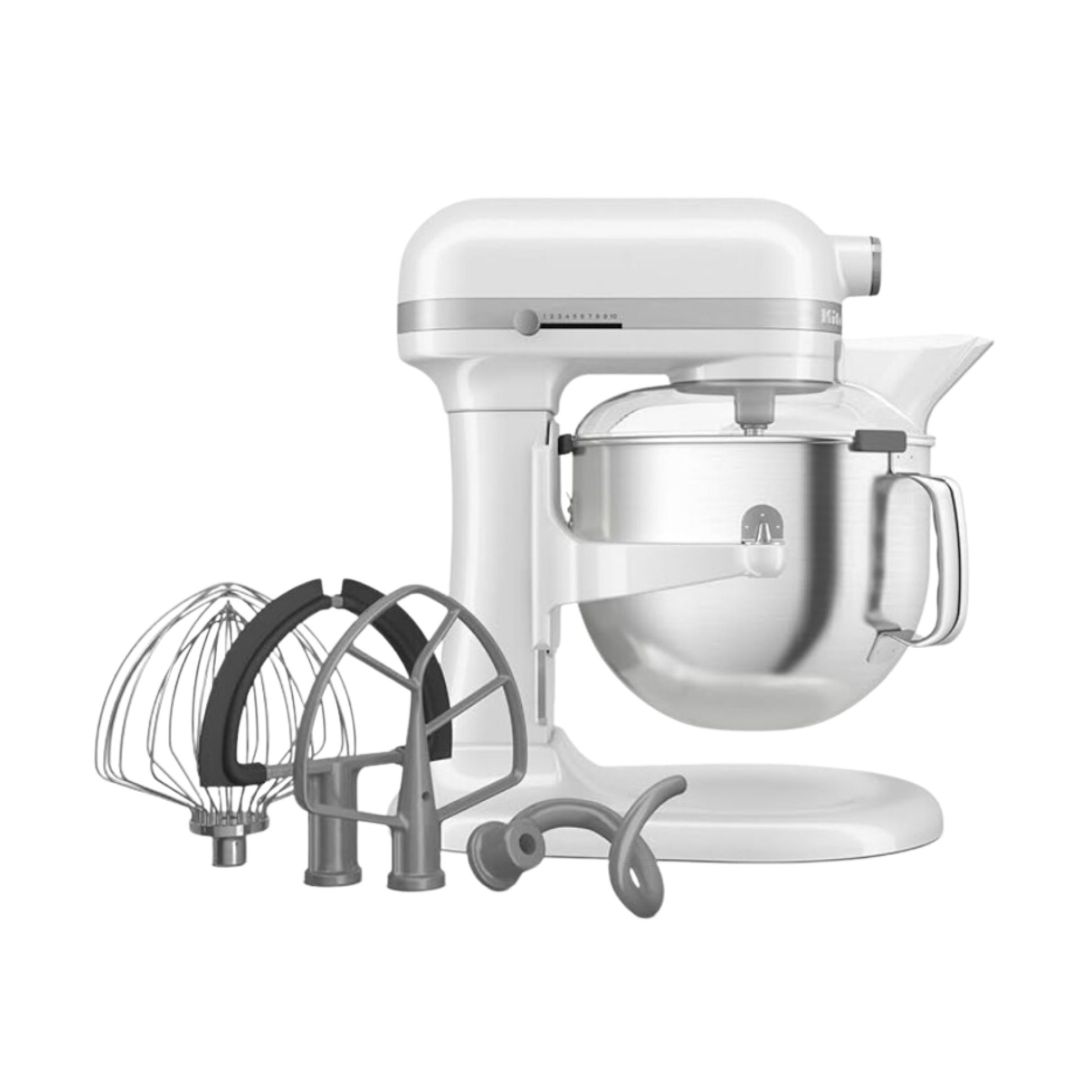 Batteur sur socle à bol relevable 7 pintes - Blanc