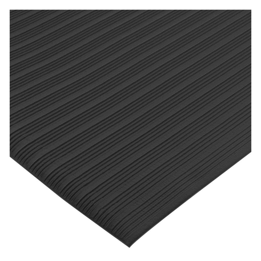 Tapis anti-fatigue en vinyle 36" - Noir (vendu au pied)