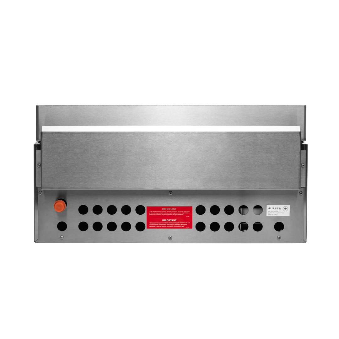 24" Natural Gas Countertop Griddle - 40,000 BTU / Polished Steel