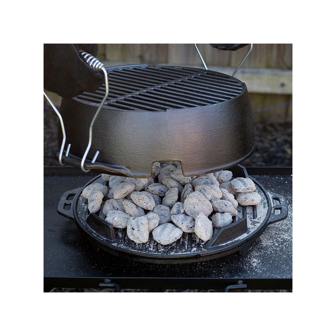 Hibachi en fonte KickOff Grill - Noir