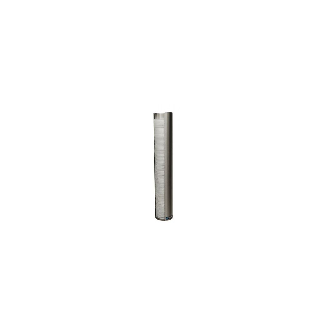 Distributeur à couvercles pour verres de 12-24 oz en acier inoxydable