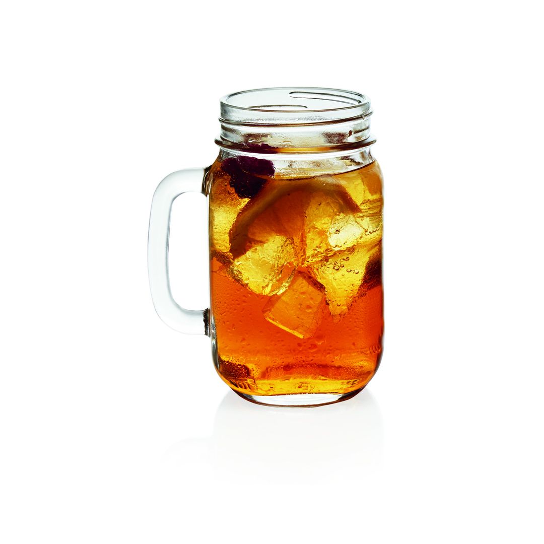 Verre de style pot Mason avec poignée 16 oz