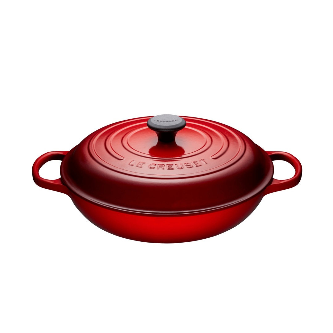Braisière en fonte émaillée avec couvercle 3,5 L - Cerise