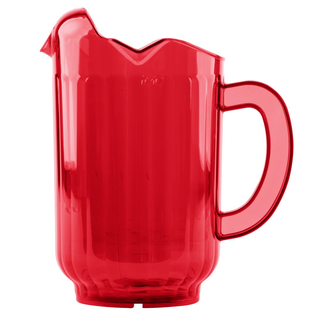 Pichet en polycarbonate rouge Traex Tuffex 60 oz