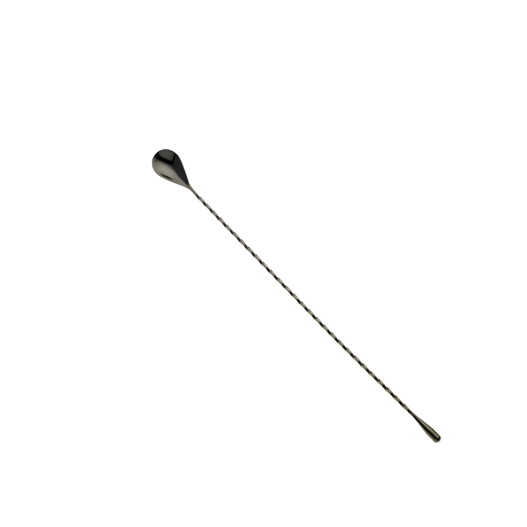 Cuillère de bar en acier inoxydable 15,75" - Noir