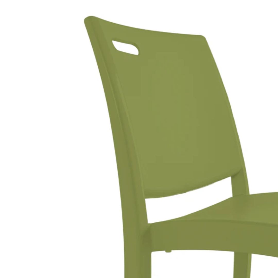 Chaise en résine Metro - Vert cactus