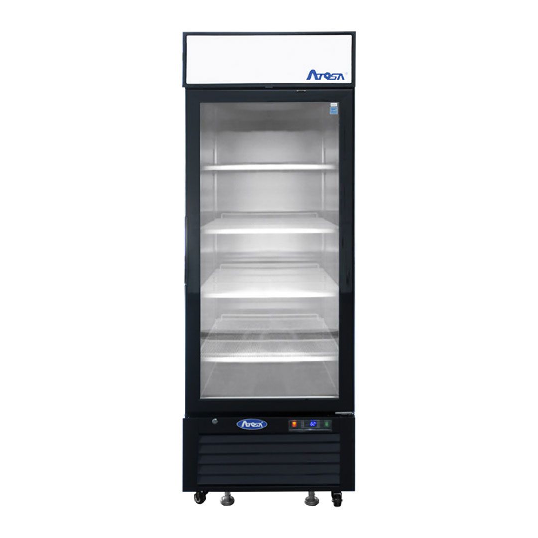 Congélateur porte vitrée avec serrure - 27"