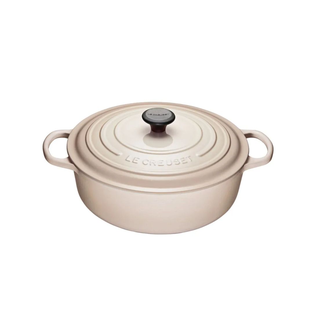 6,2 L Shallow Round Cooker - Meringue