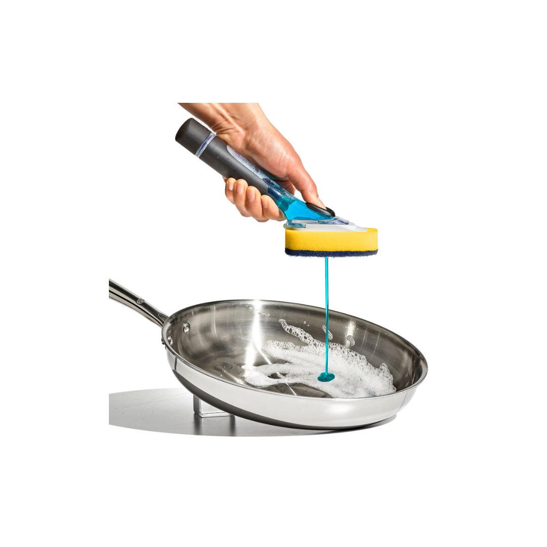 Soap Dispensing Dish Scrub