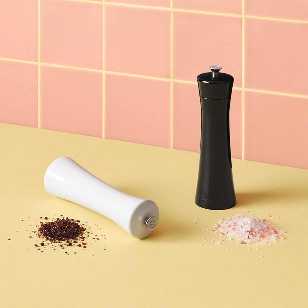8" Minimalist Salt Mill - White