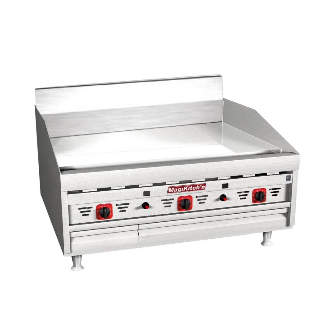 36" Natural Gas Countertop Griddle - 90 000 BTU'S