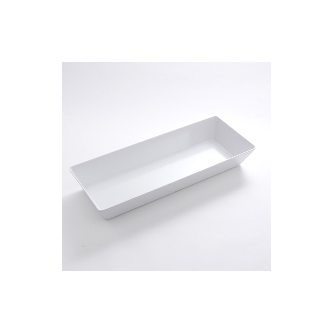 Bol de service rectangulaire en mélamine 19,6" x 8"