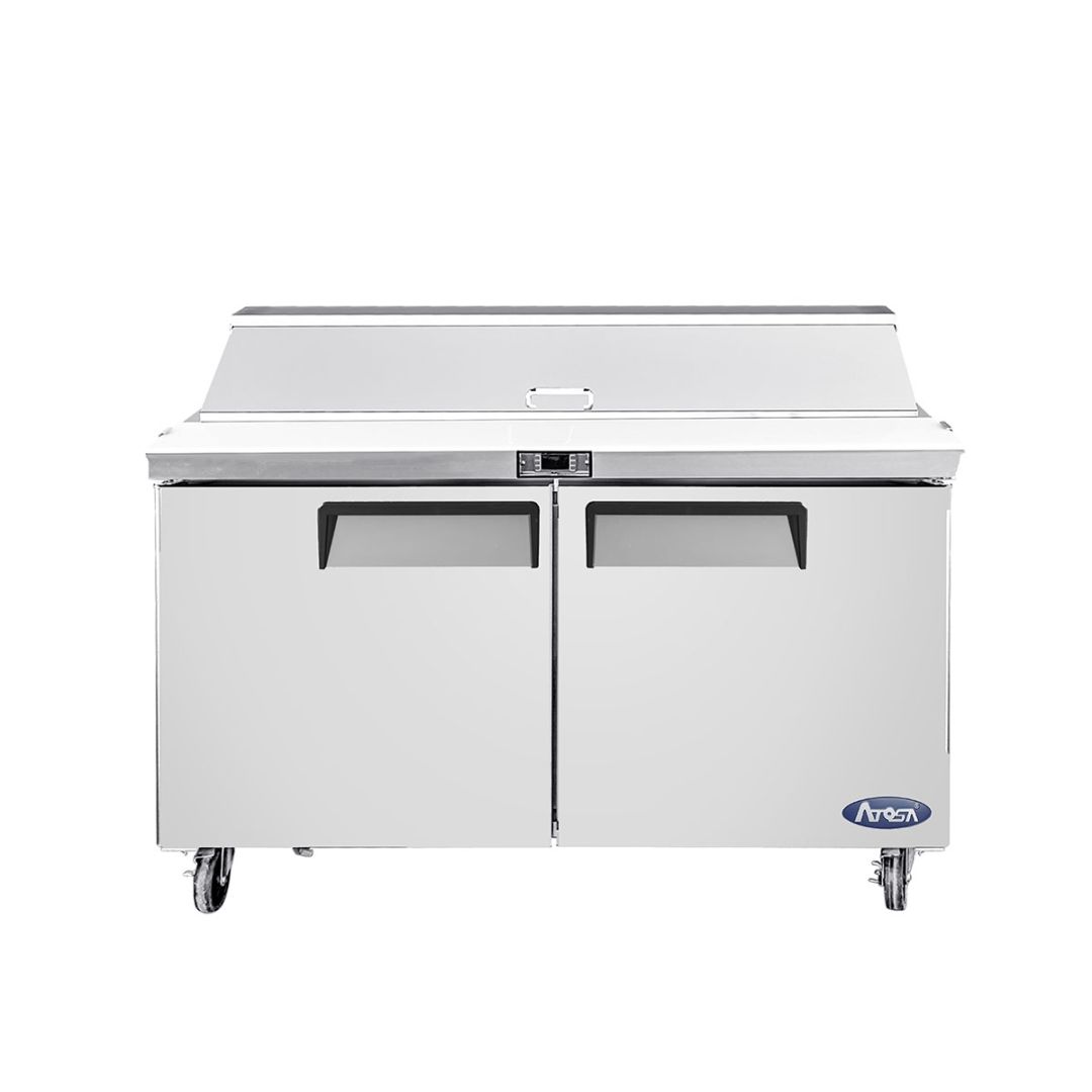 Table de préparation à salade réfrigérée 48" - 12 bacs