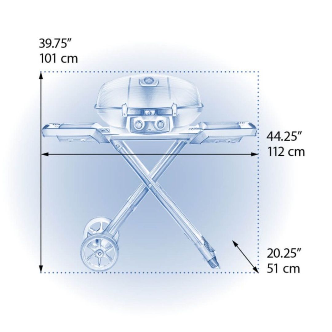 BBQ au gaz propane TravelQ PRO285X - Noir