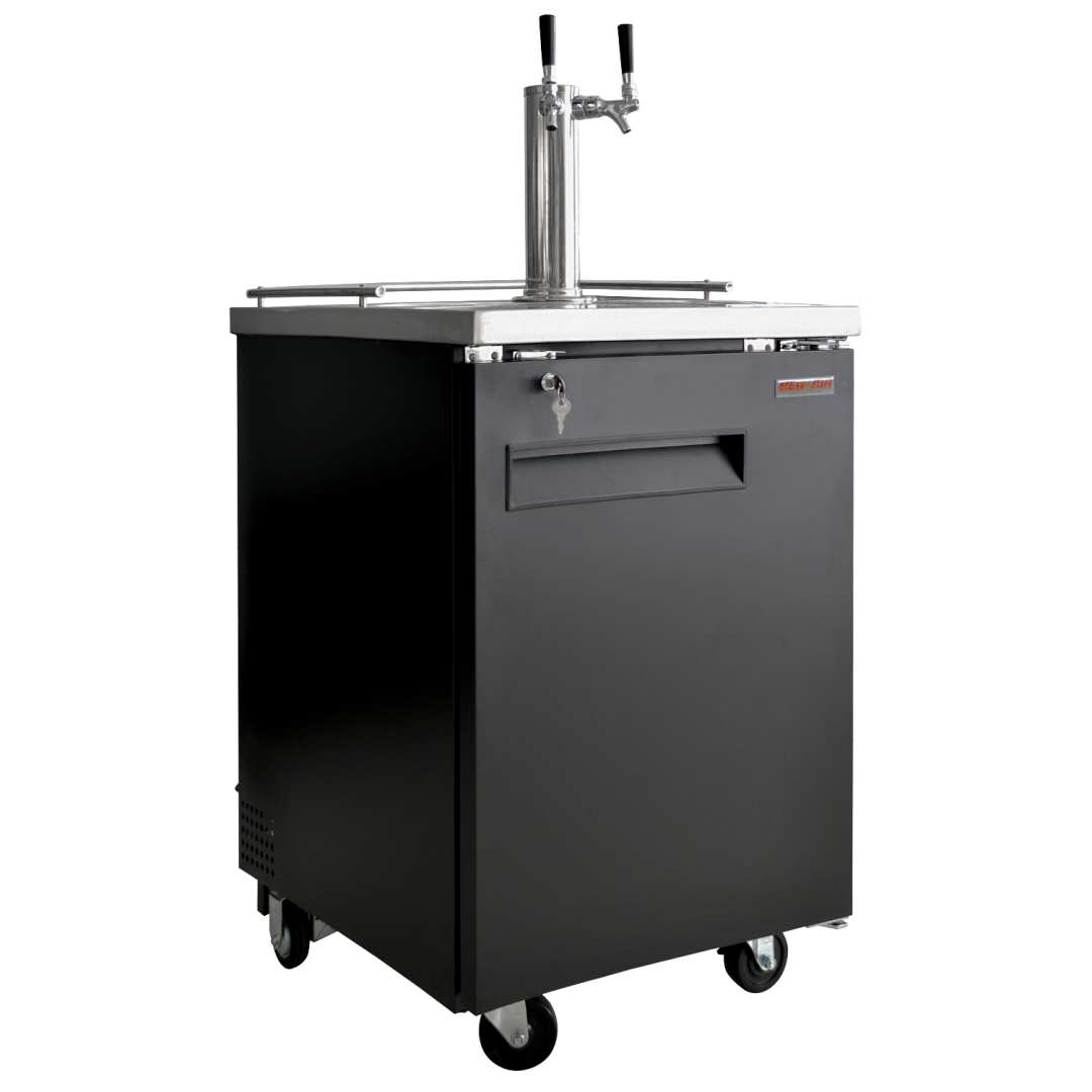 Distributeur à bière réfrigéré porte pleine 24"