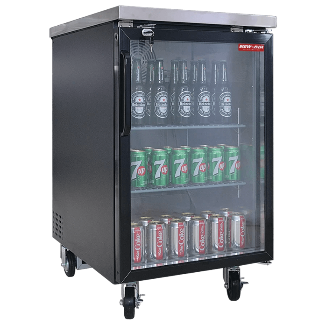 Réfrigérateur de bar porte vitrée - 23"
