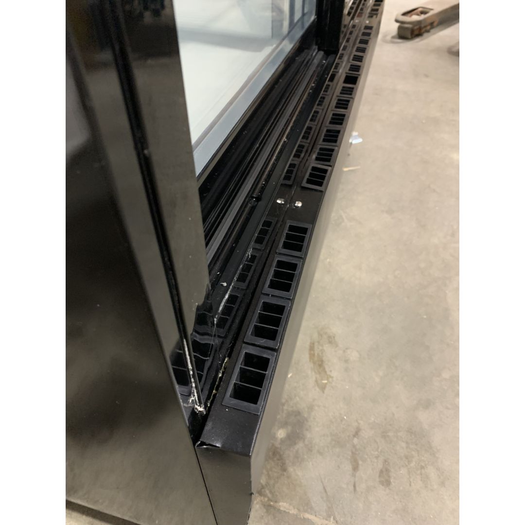 Réfrigérateur 2 portes vitrées coulissantes 38 pi³ - 48" (Endommagé)