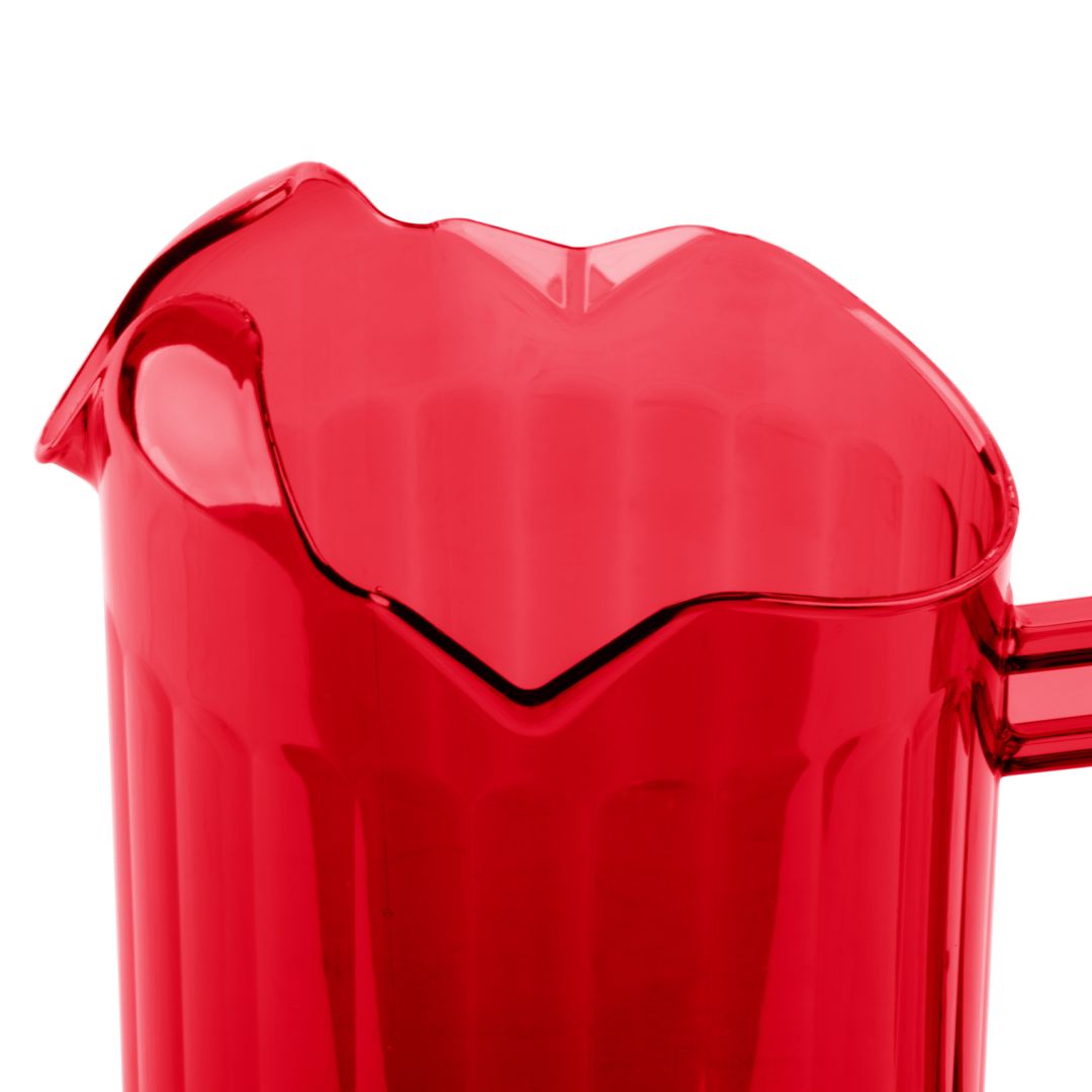 Pichet en polycarbonate rouge Traex Tuffex 60 oz