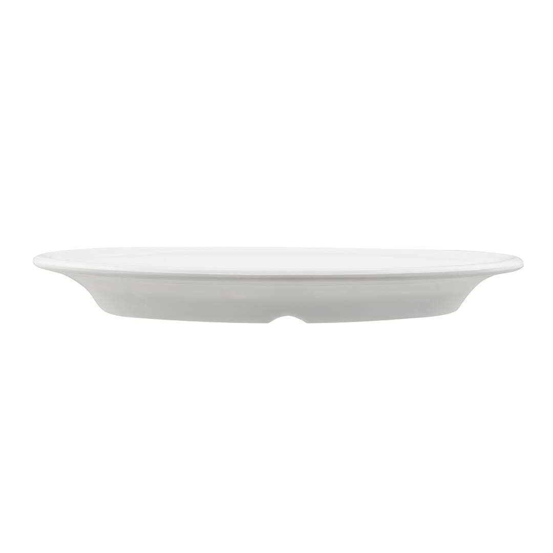 Assiette ovale en mélamine 9,25'' x 6,25'' - Blanc