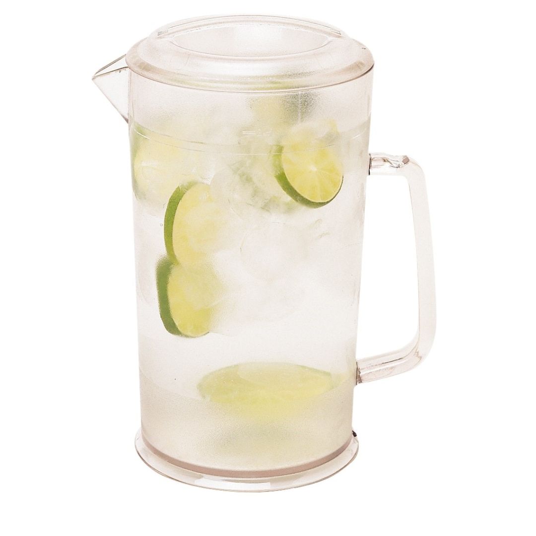 Pichet en polycarbonate transparent avec couvercle 64 oz