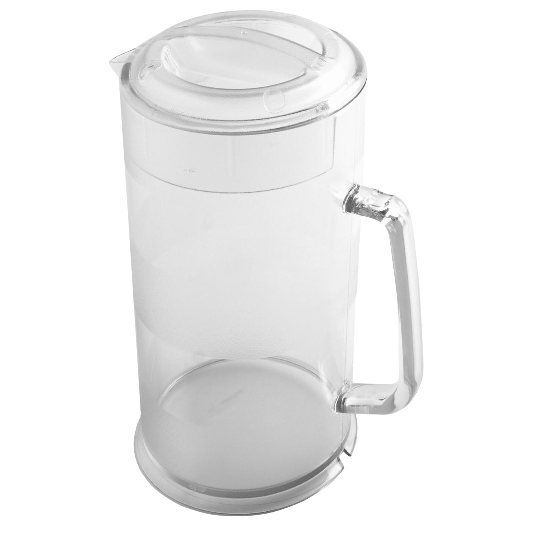 Pichet en polycarbonate transparent avec couvercle 64 oz