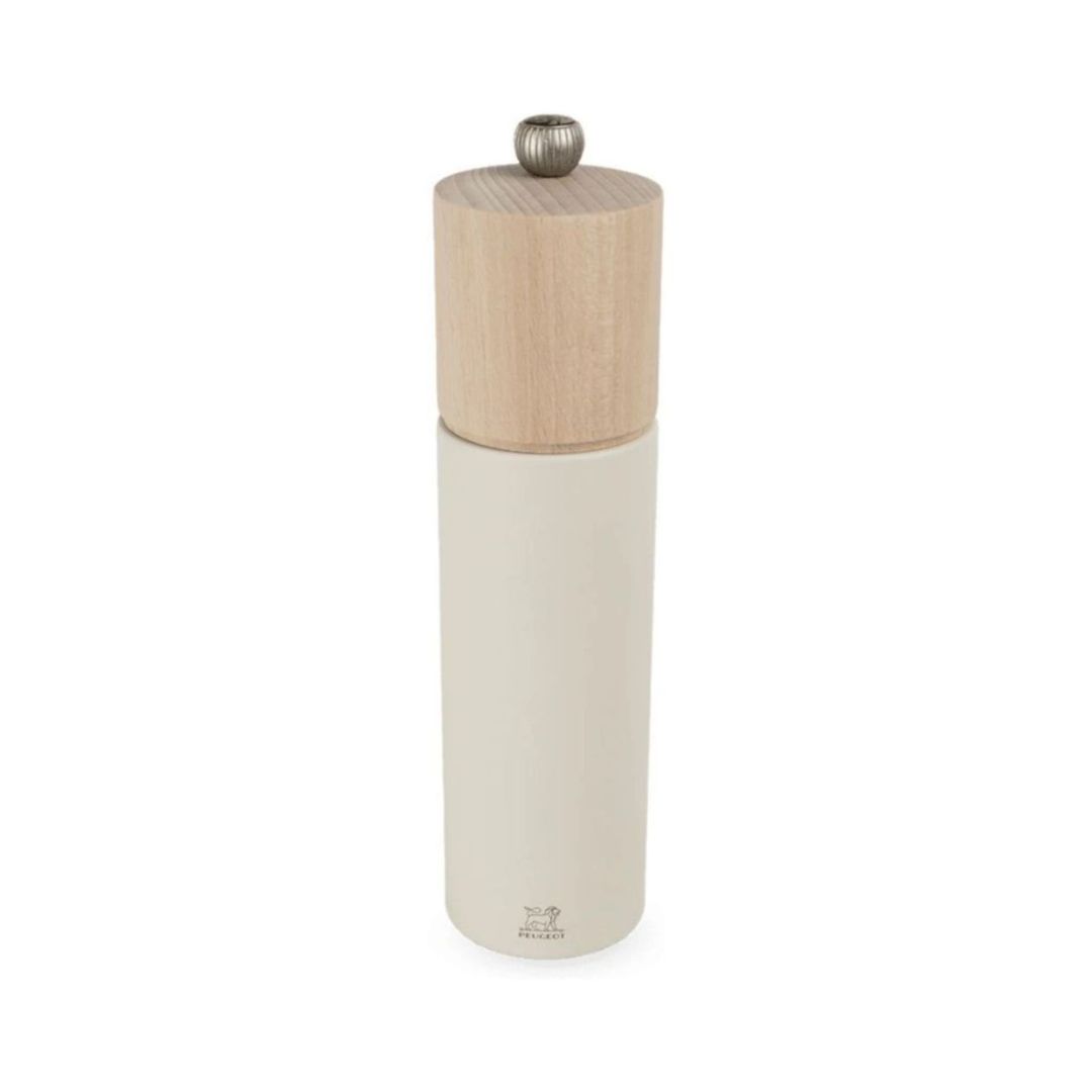 Boreal 8" wood salt mill - Feather White