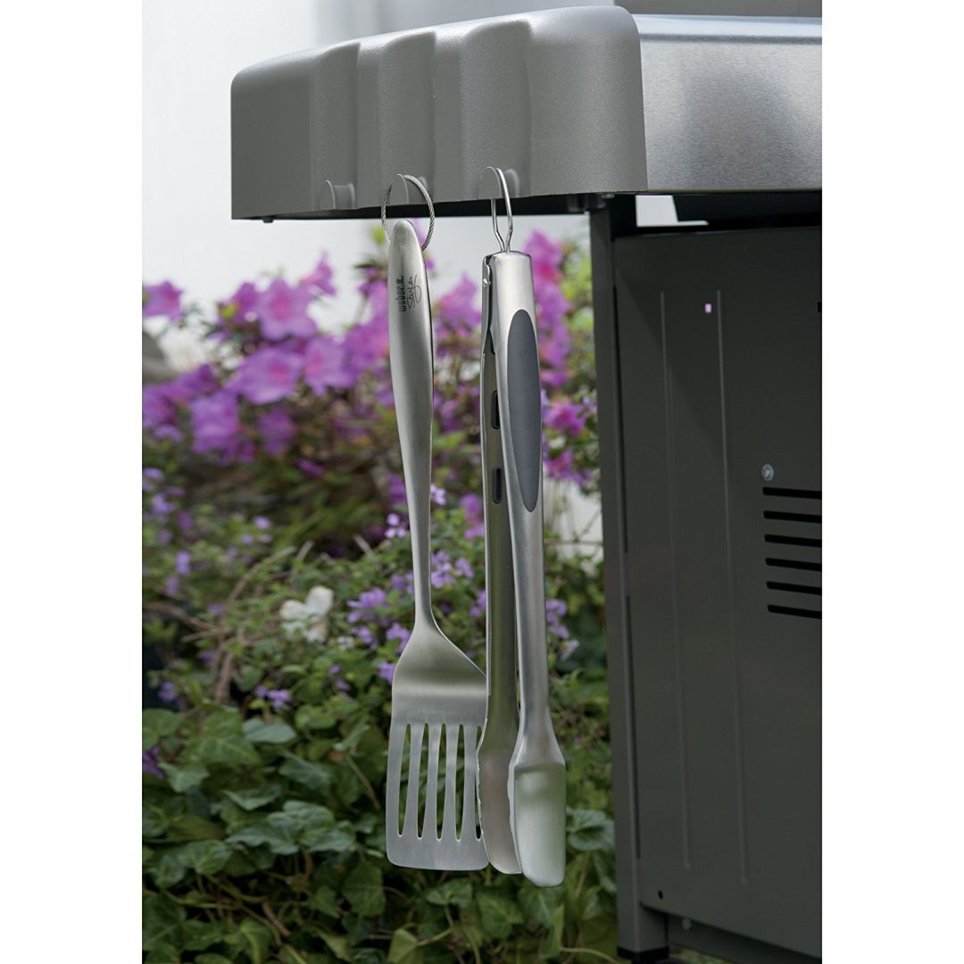 Ensemble pinces et spatule à tourner en acier inoxydable
