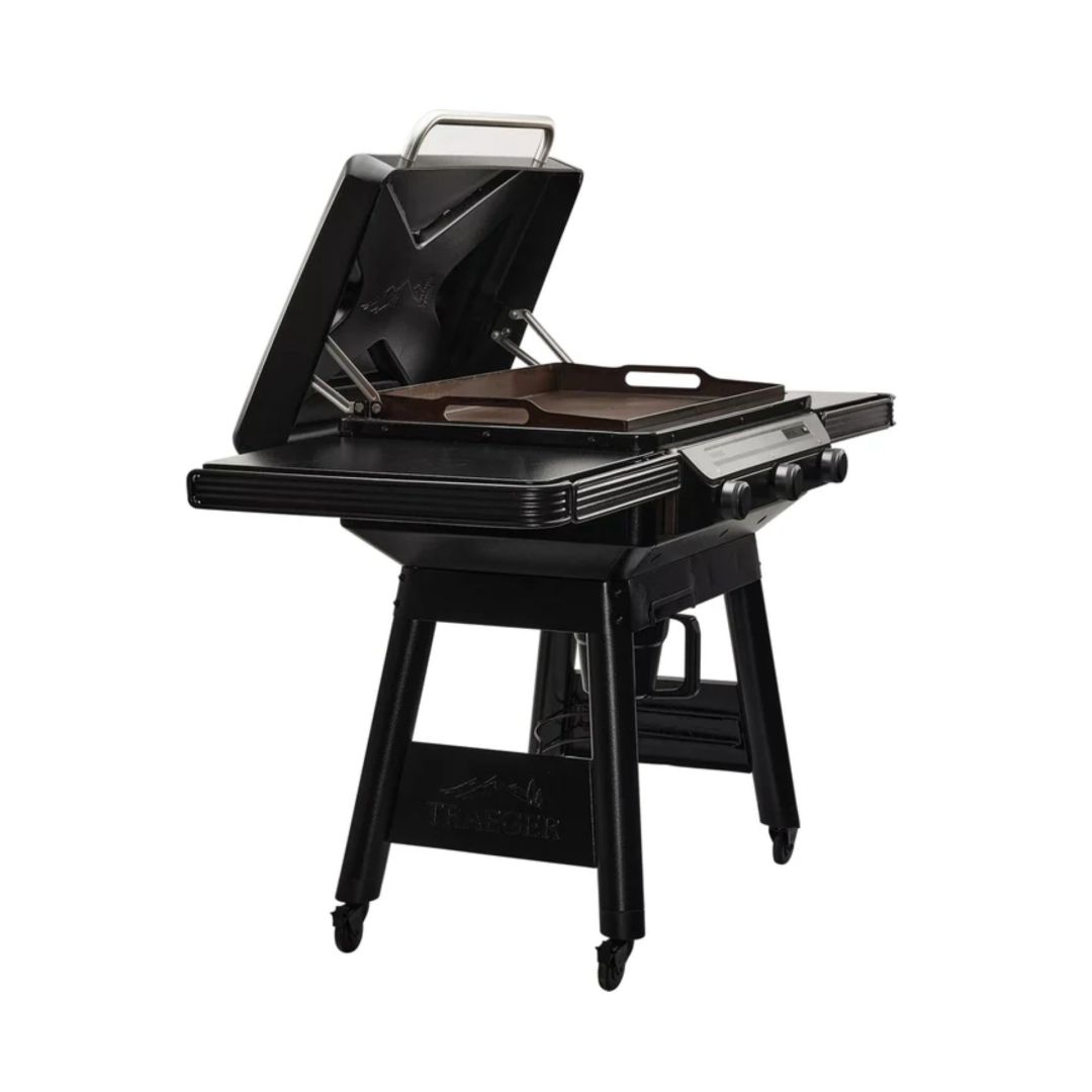 Plancha Flatrock à 3 brûleurs au gaz propane - Noir