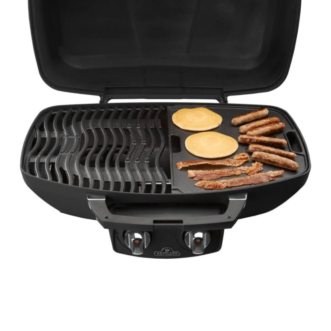 Plaque de cuisson réversible en fonte pour BBQ TravelQ 285 