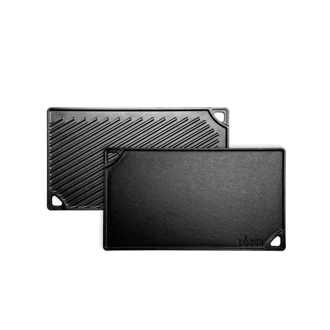 Plaque à frire réversible en fonte 16.75''  