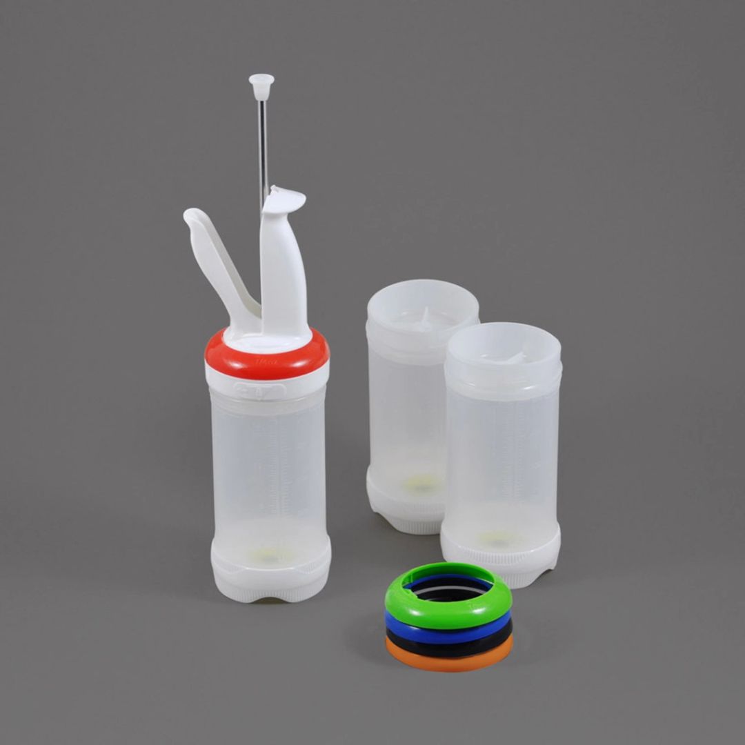 Portionneuse Portion Pal avec bouteilles 16 oz et anneaux 