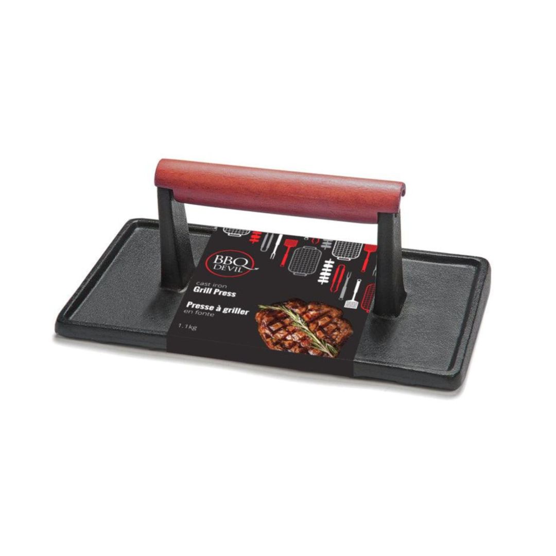 Presse à griller rectangulaire en fonte 
